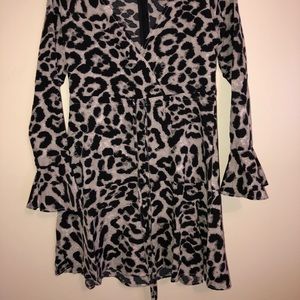 Cheetah print dress